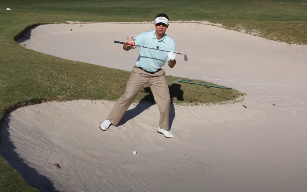Downhill Bunker Shot
